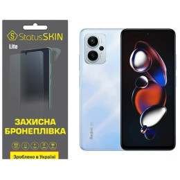 Поліуретанова плівка StatusSKIN Lite на екран Xiaomi Redmi Note 12T Pro Матова