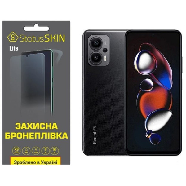 Полиуретановая пленка StatusSKIN Lite на экран Xiaomi Redmi Note 12T Pro Глянцевая