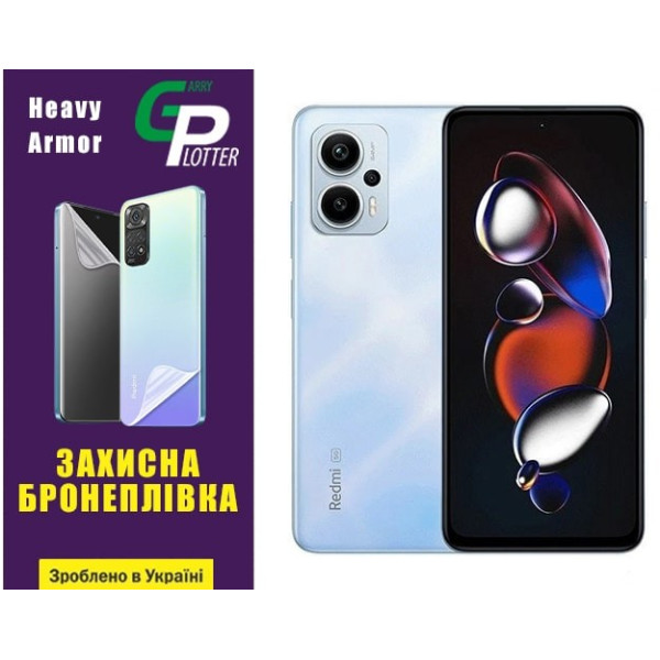 Полиуретановая пленка GP Heavy Armor на экран Xiaomi Redmi Note 12T Pro Глянцевая