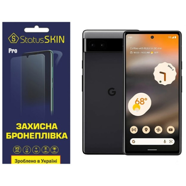 Поліуретанова плівка StatusSKIN Pro на екран Google Pixel 6a Матова