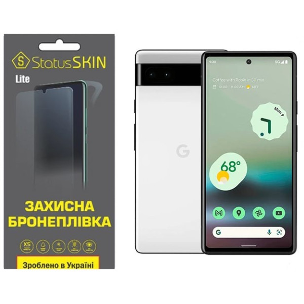 Поліуретанова плівка StatusSKIN Lite на екран Google Pixel 6a Глянцева