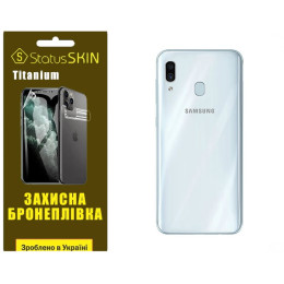 Поліуретанова плівка StatusSKIN Titanium на корпус Samsung A30 A305 Глянцева
