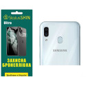 Полиуретановая пленка StatusSKIN Ultra на камеру Samsung A30 A305 Глянцевая