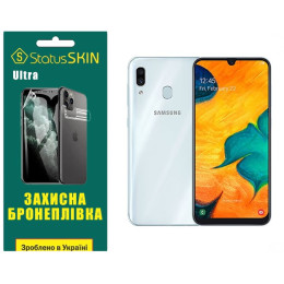 Поліуретанова плівка StatusSKIN Ultra на екран Samsung A30 A305 Глянцева