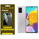 Полиуретановая пленка StatusSKIN Titanium на экран Samsung A71 A715 Глянцевая