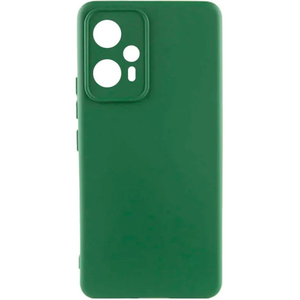 Silicone Cover Lakshmi Full Camera для Xiaomi Redmi Note 12 Turbo/Poco F5 5G Dark Green
