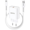Мережевий зарядний пристрій ArmorStandart AR012 1хUSB 24W with Type-C cable White (ARM69893)