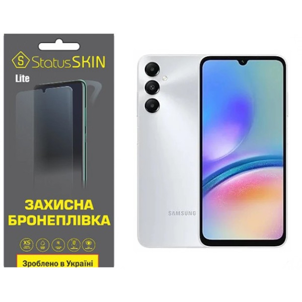 Полиуретановая пленка StatusSKIN Lite на экран Samsung A05s A057 Глянцевая