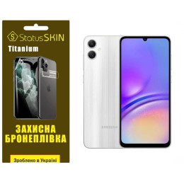 Поліуретанова плівка StatusSKIN Titanium на екран Samsung A05 A055 Глянцева