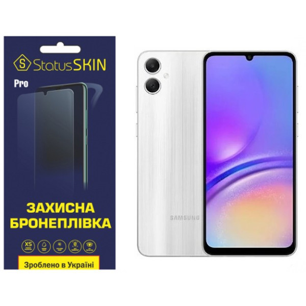 Полиуретановая пленка StatusSKIN Pro на экран Samsung A05 A055 Глянцевая