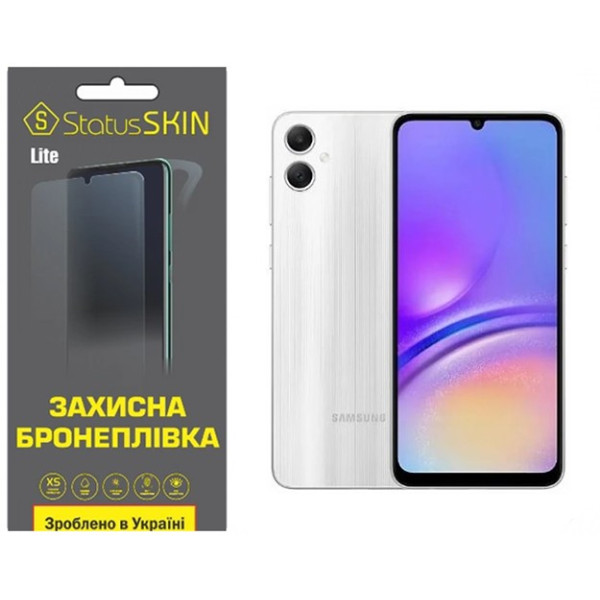 Поліуретанова плівка StatusSKIN Lite на екран Samsung A05 A055 Глянцева