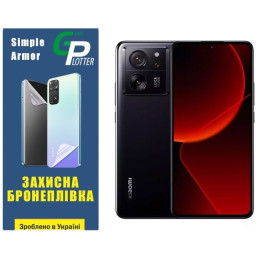 Полиуретановая пленка GP Simple Armor на экран Xiaomi 13T/13T Pro Глянцевая