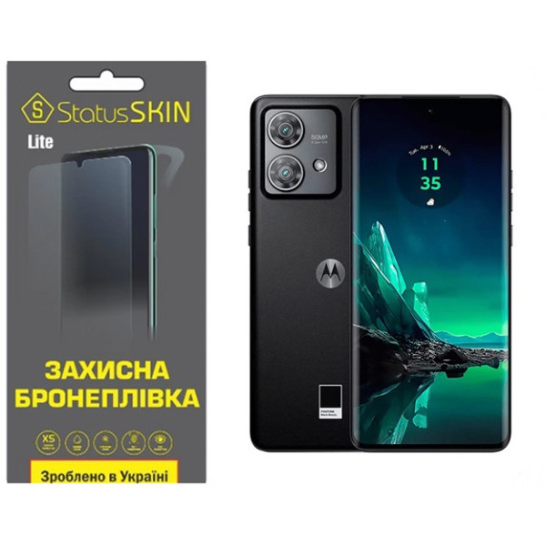 Полиуретановая пленка StatusSKIN Lite на экран Motorola Edge 40 Neo Матовая
