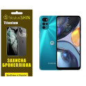 Полиуретановая пленка StatusSKIN Titanium на экран Motorola G22 Глянцевая