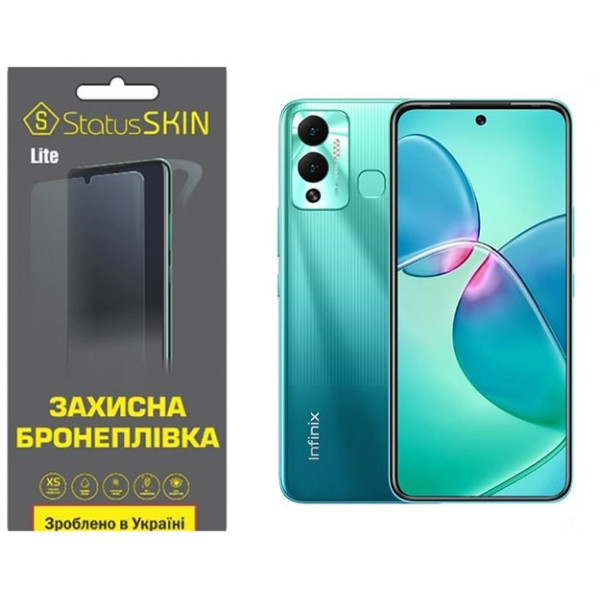 Полиуретановая пленка StatusSKIN Lite на экран Infinix Hot 12 Play Глянцевая