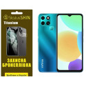 Полиуретановая пленка StatusSKIN Titanium на экран Infinix Smart 6 Глянцевая