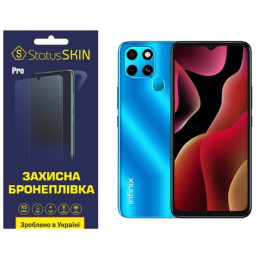 Полиуретановая пленка StatusSKIN Pro на экран Infinix Smart 6 Глянцевая