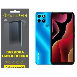 Полиуретановая пленка StatusSKIN Lite на экран Infinix Smart 6 Глянцевая
