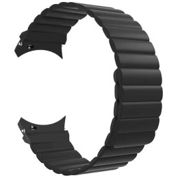 Ремешок Silicone Magnet для смарт-часов Samsung/Amazfit/Huawei (20mm) Black