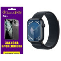 Полиуретановая пленка StatusSKIN Pro+ на экран Apple Watch S9 45mm Глянцевая