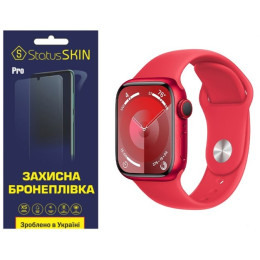 Полиуретановая пленка StatusSKIN Pro на экран Apple Watch S9 41mm Глянцевая