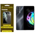 Полиуретановая пленка StatusSKIN Titanium на экран Motorola Edge 20/20 Pro Глянцевая