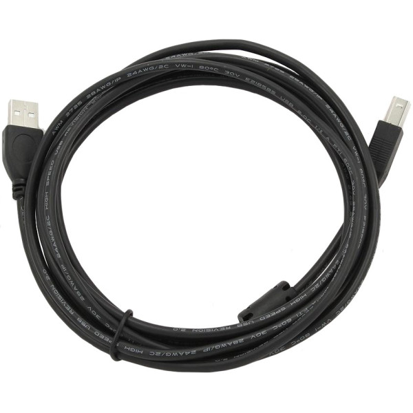 Кабель для принтера Cablexpert CCP-USB2-AMBM-10 USB 2.0 AM/BM 3.0 м Black