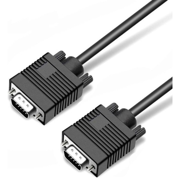 Кабель ProLogix VGA-VGA (M/M) HD15M/HD15M (3+9С) 3 м Black (PR-VGA-VGA-P-06-28-3m)