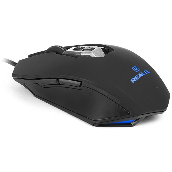 Мишка REAL-EL RM-525 USB Black (EL123200029)