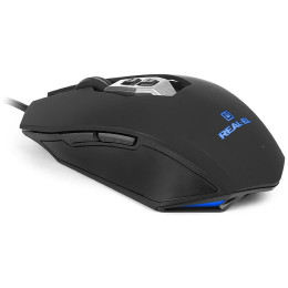 Мишка REAL-EL RM-525 USB Black (EL123200029)