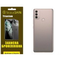 Полиуретановая пленка StatusSKIN Titanium на корпус Motorola E40 Глянцевая