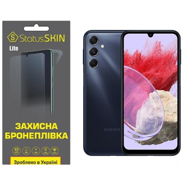 Полиуретановая пленка StatusSKIN Lite на экран Samsung M34 5G M346 Глянцевая