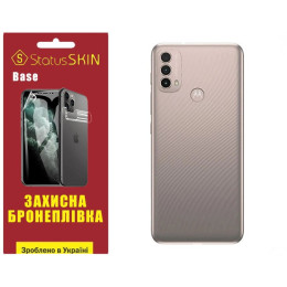 Полиуретановая пленка StatusSKIN Base на корпус Motorola E40 Глянцевая
