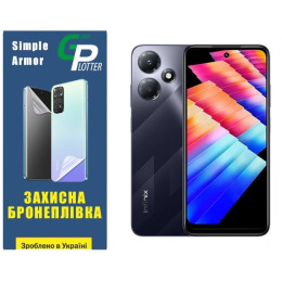 Полиуретановая пленка GP Simple Armor на экран Infinix Hot 30 Play Глянцевая