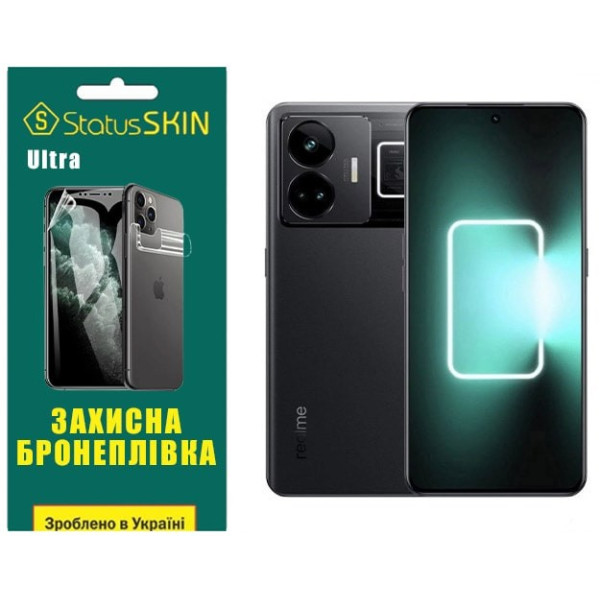 Полиуретановая пленка StatusSKIN Ultra на экран Realme GT3 Глянцевая