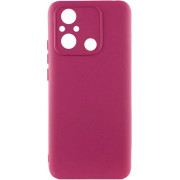 Silicone Cover Lakshmi Full Camera для Xiaomi Redmi 12C/11A/Poco C55 Marsala