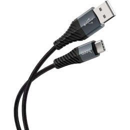 Кабель Hoco X38 Cool Charging USB to Type-C 0.25m Black