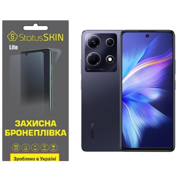 Полиуретановая пленка StatusSKIN Lite на экран Infinix Note 30 Глянцевая