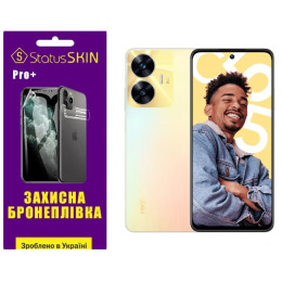 Поліуретанова плівка StatusSKIN Pro+ на екран Realme C55 Матова