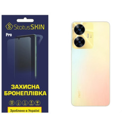 Полиуретановая пленка StatusSKIN Pro на корпус Realme C55 Глянцевая
