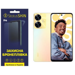 Поліуретанова плівка StatusSKIN Pro на екран Realme C55 Глянцева