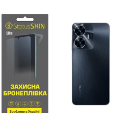 Полиуретановая пленка StatusSKIN Lite на корпус Realme C55 Глянцевая