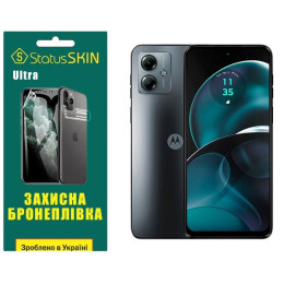 Полиуретановая пленка StatusSKIN Ultra на экран Motorola G14 Глянцевая
