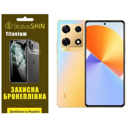 Поліуретанова плівка StatusSKIN Titanium на екран Infinix Note 30 Pro Глянцева