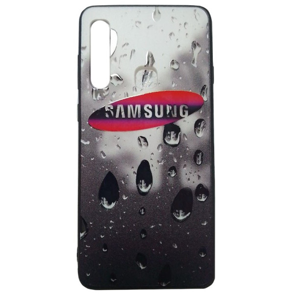 Чохол силіконовий Краплі води для Samsung A9 2018 A920 Grey