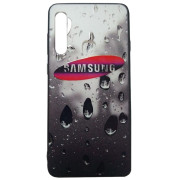 Чохол силіконовий Краплі води для Samsung A9 2018 A920 Grey