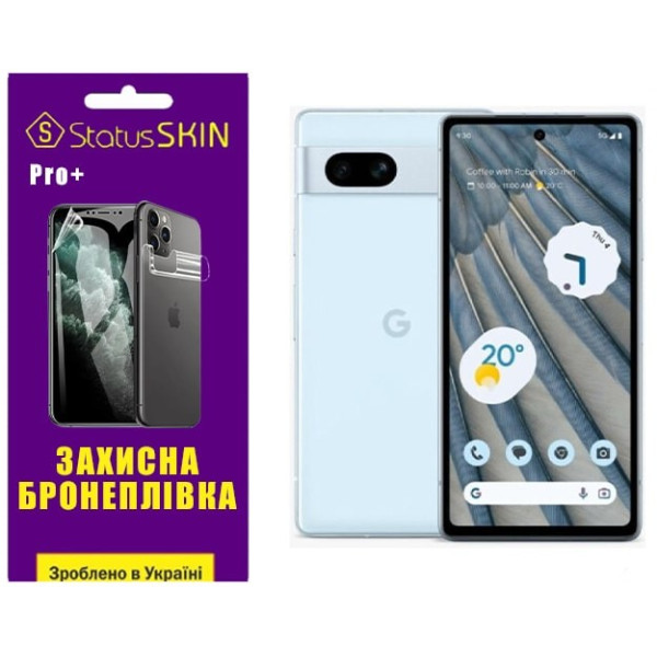 Поліуретанова плівка StatusSKIN Pro+ на екран Google Pixel 7a Матова
