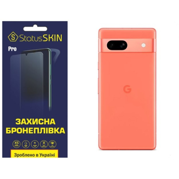 Полиуретановая пленка StatusSKIN Pro на корпус Google Pixel 7a Глянцевая