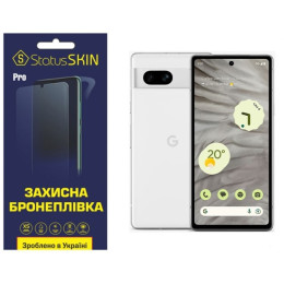 Поліуретанова плівка StatusSKIN Pro на екран Google Pixel 7a Матова