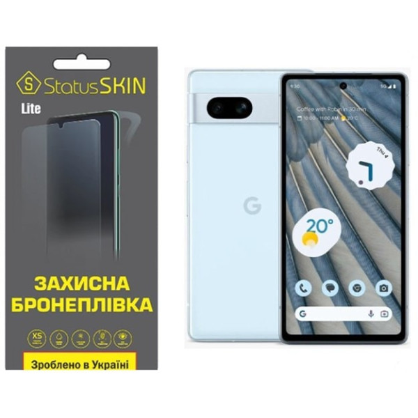 Поліуретанова плівка StatusSKIN Lite на екран Google Pixel 7a Матова